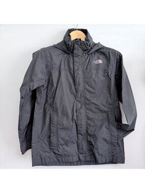 The North Face HyVent Waterproof Jacket Lightweight Hooded Raincoat Boys 14/16